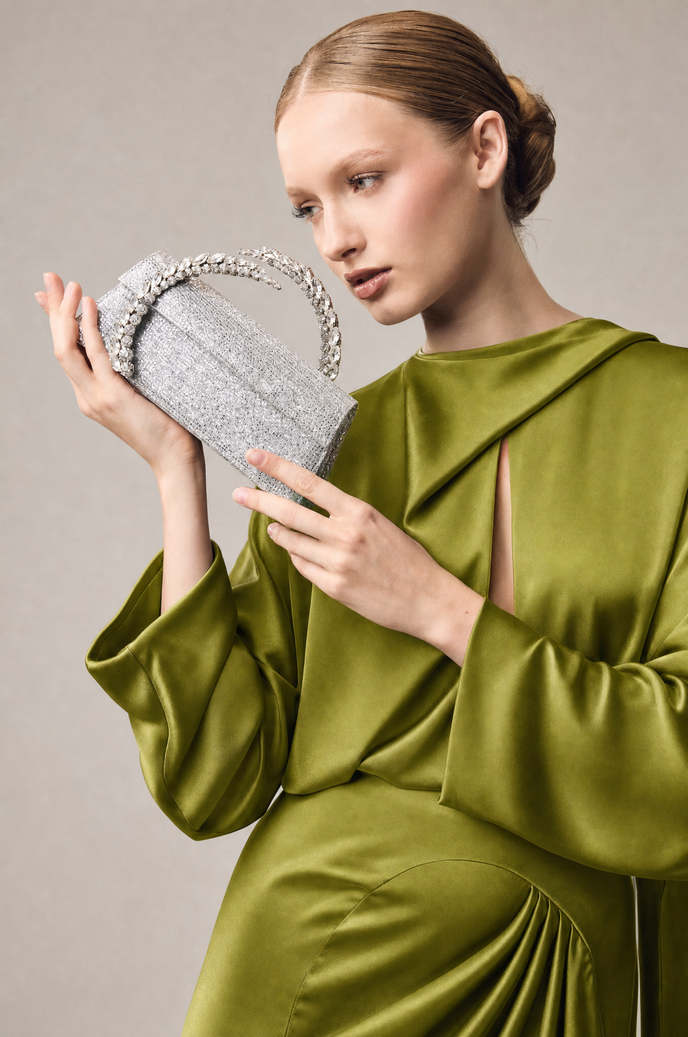 Glitter Lace Karma Clutch