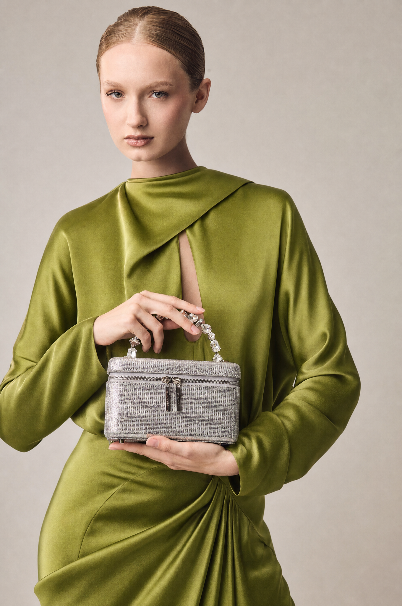 Glitter Lace Taliya Vanity Bag