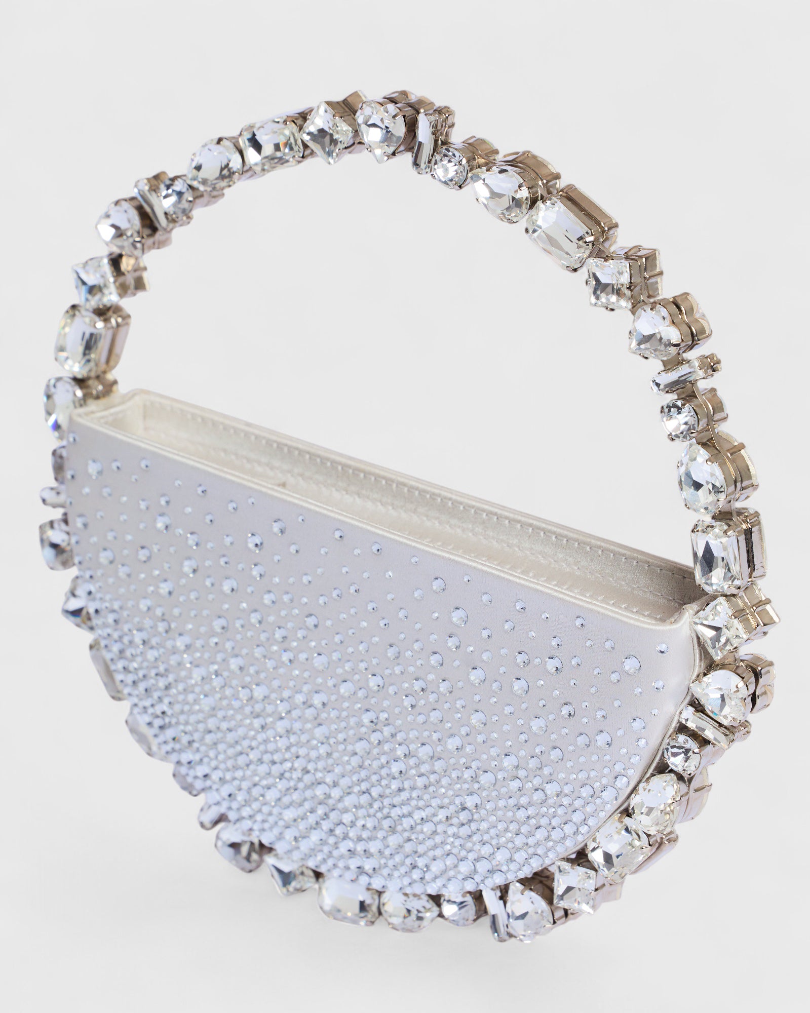Silver Hotfix Taliya Eternity Clutch
