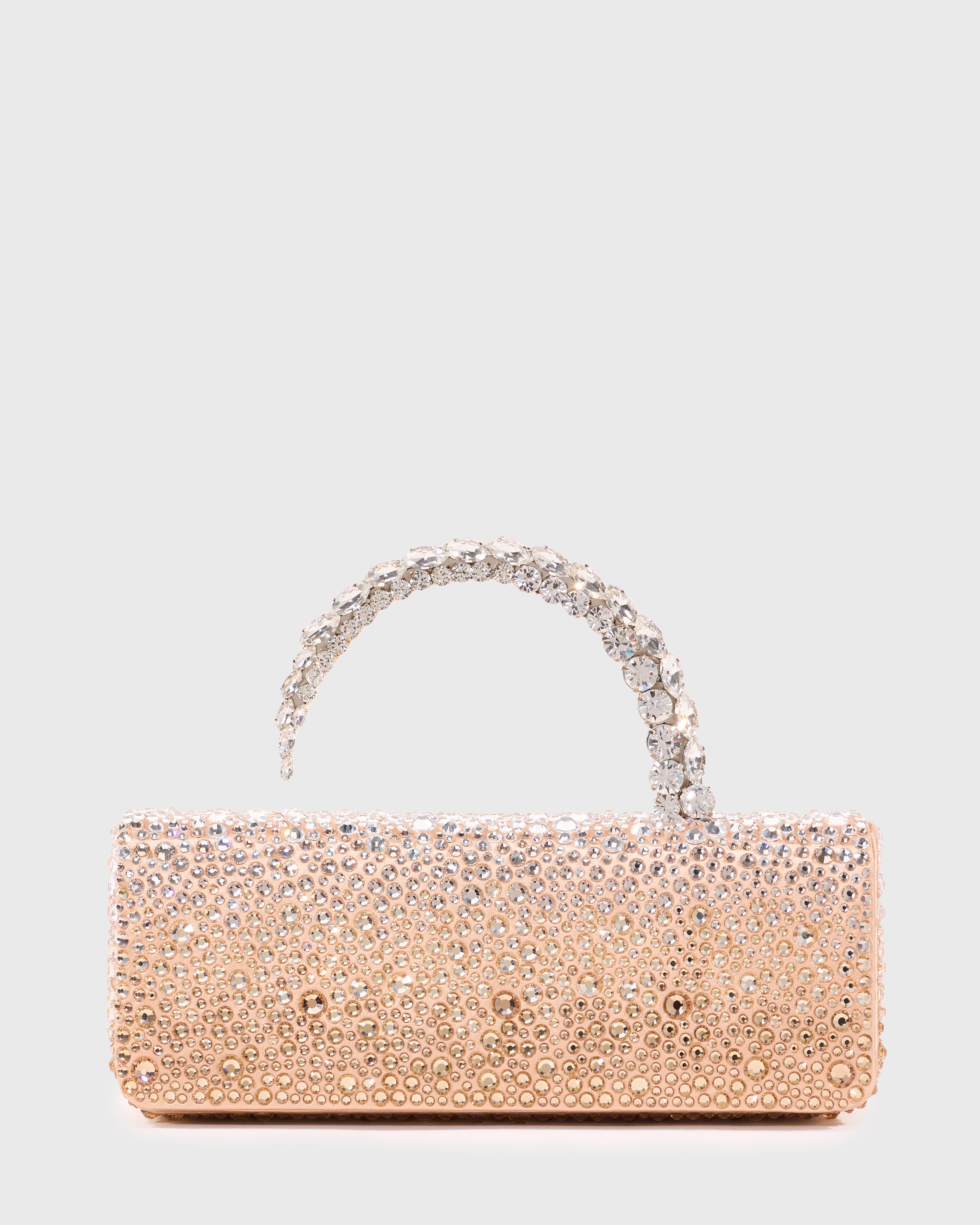 Champagne Hotfix Malika Clutch