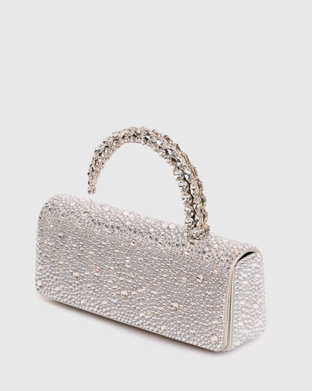 Silver Hotfix Malika Clutch