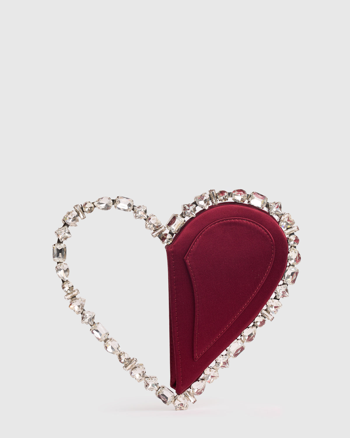 Burgundy Taliya Love Clutch