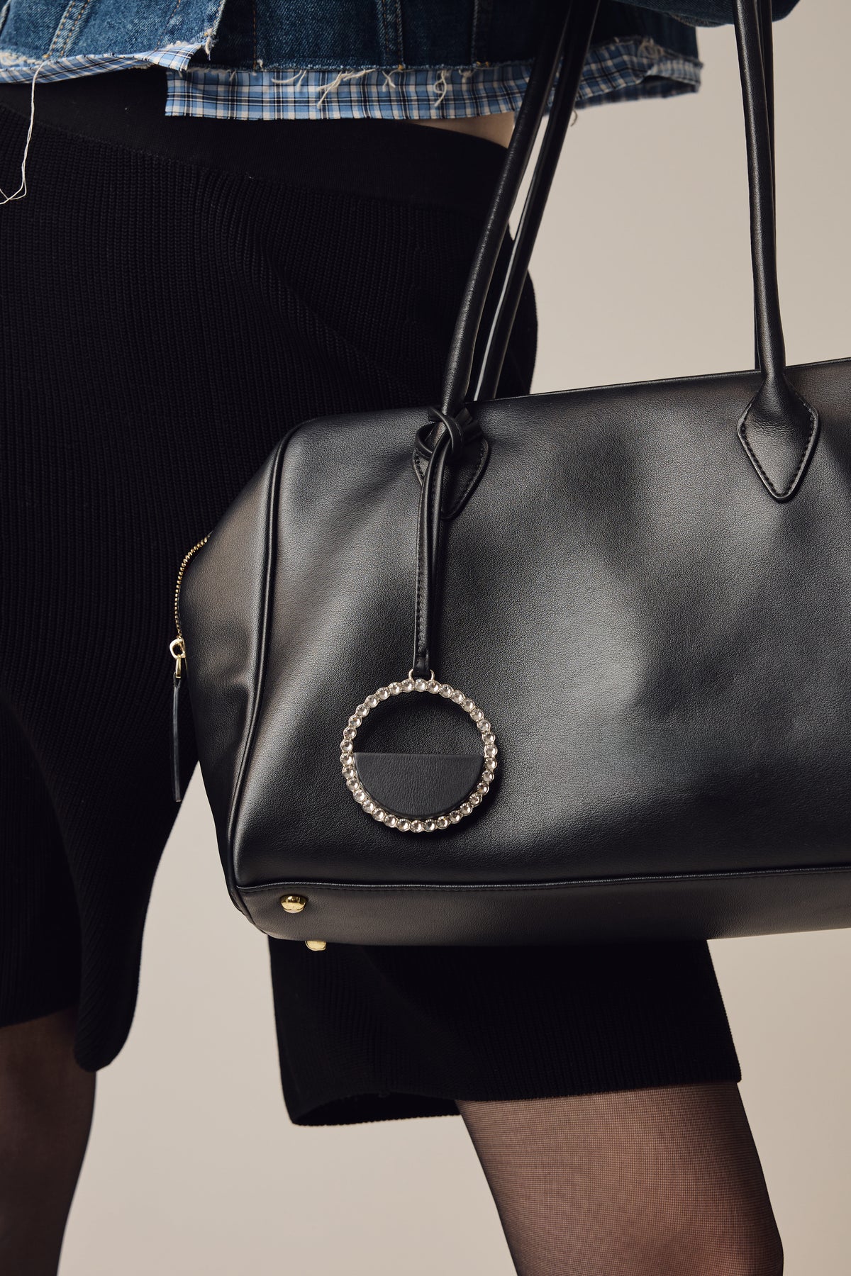 Black Eternity Bag Charm