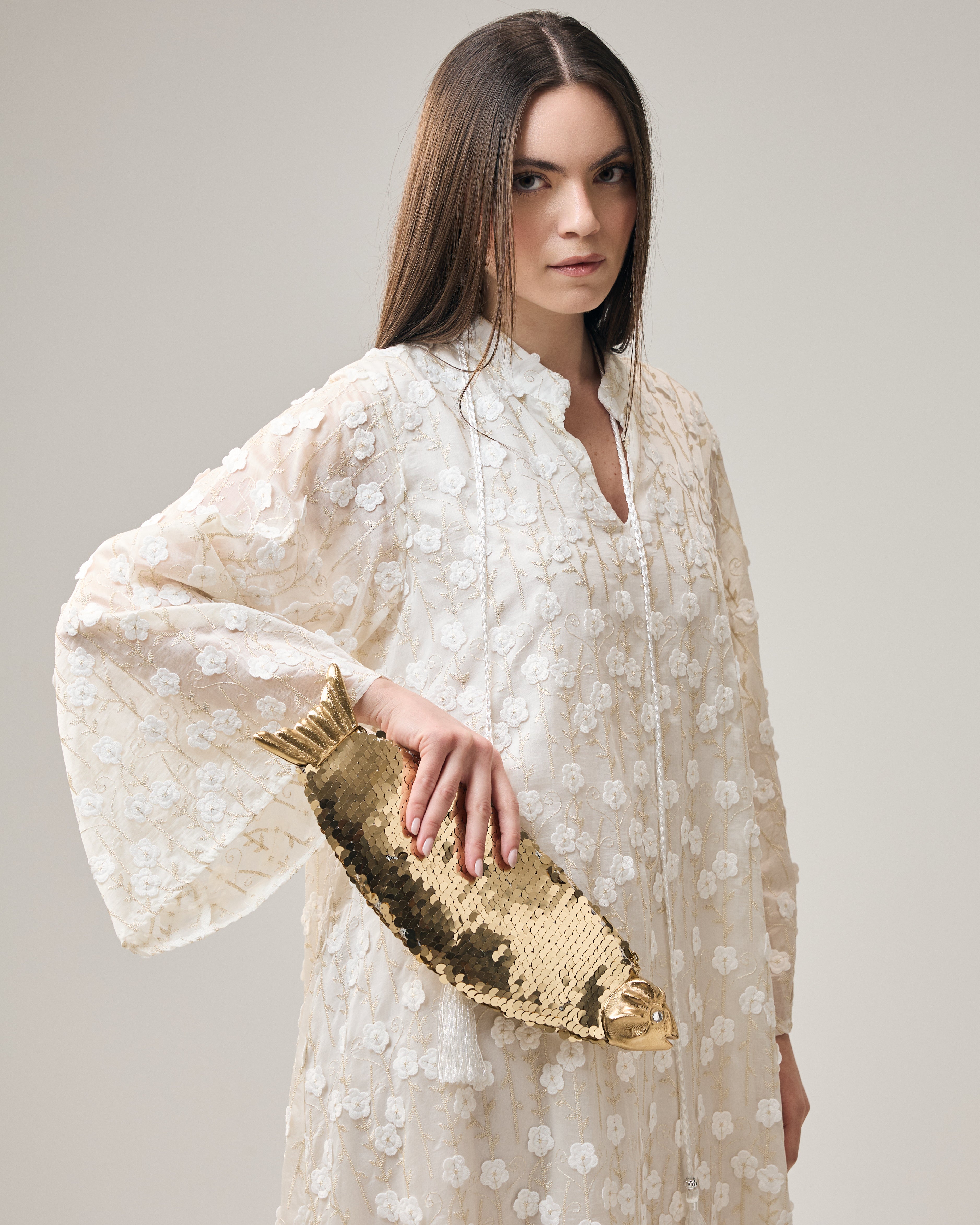 Gold Marea Clutch