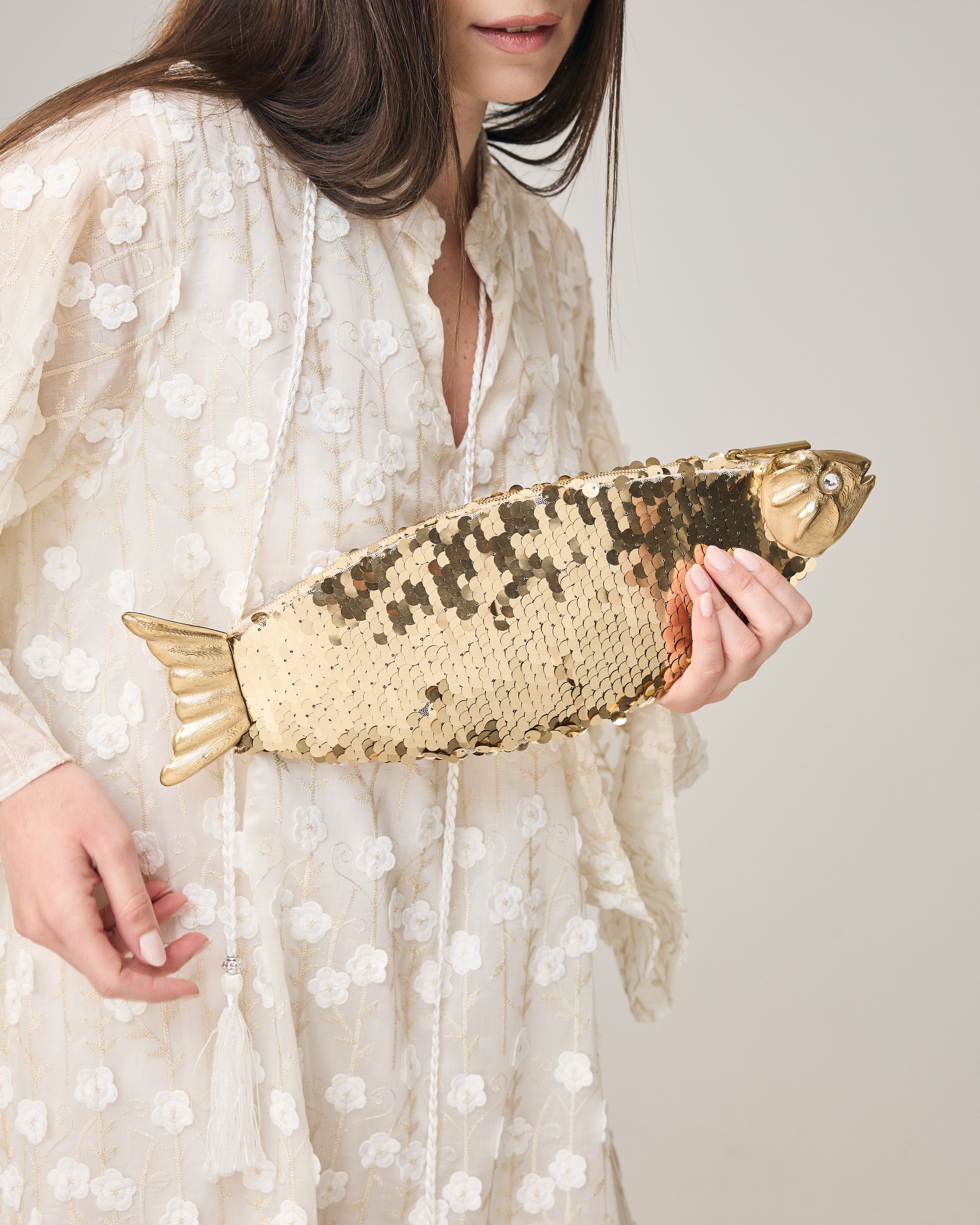 Gold Marea Clutch
