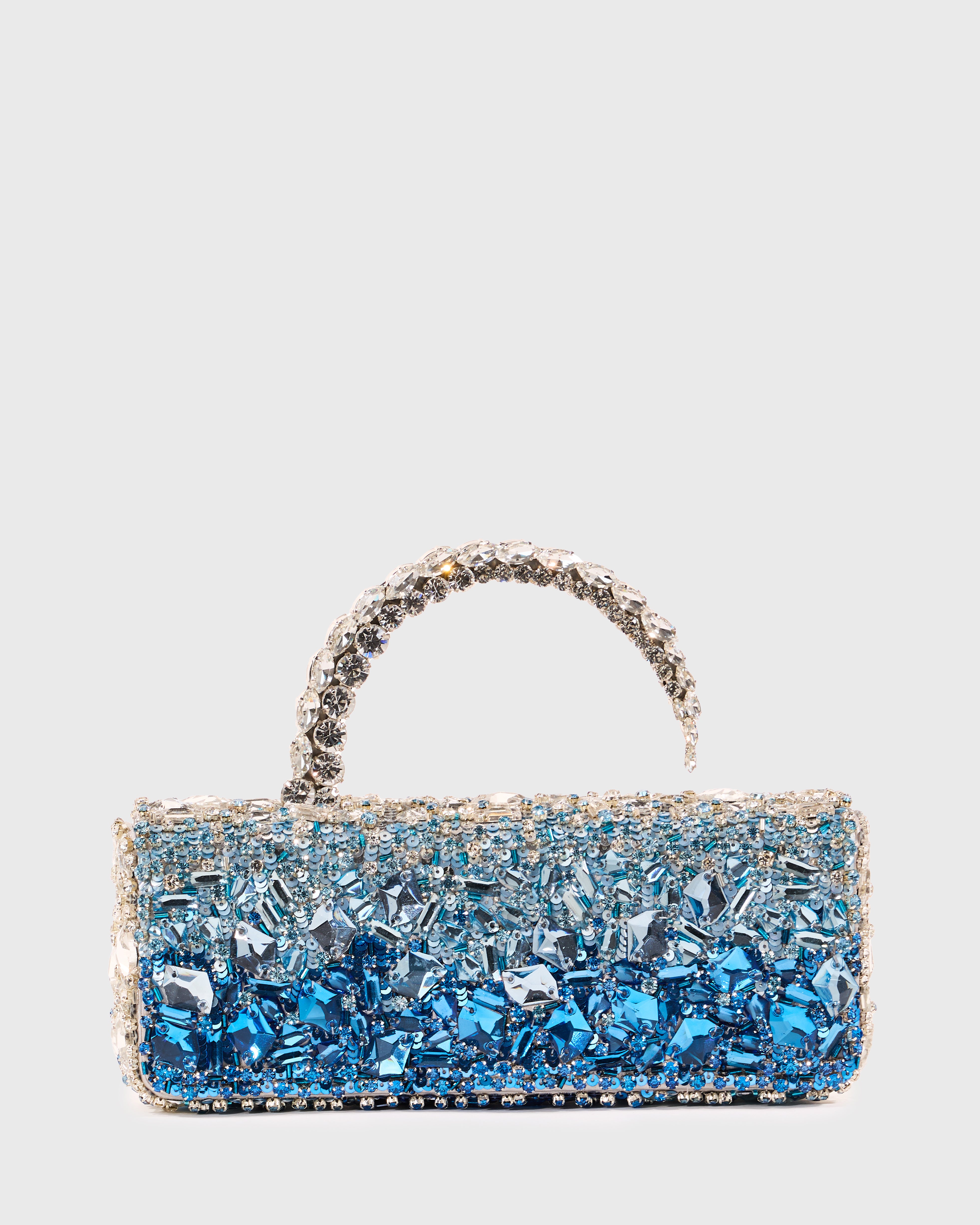 Blue Crystal Malika Clutch