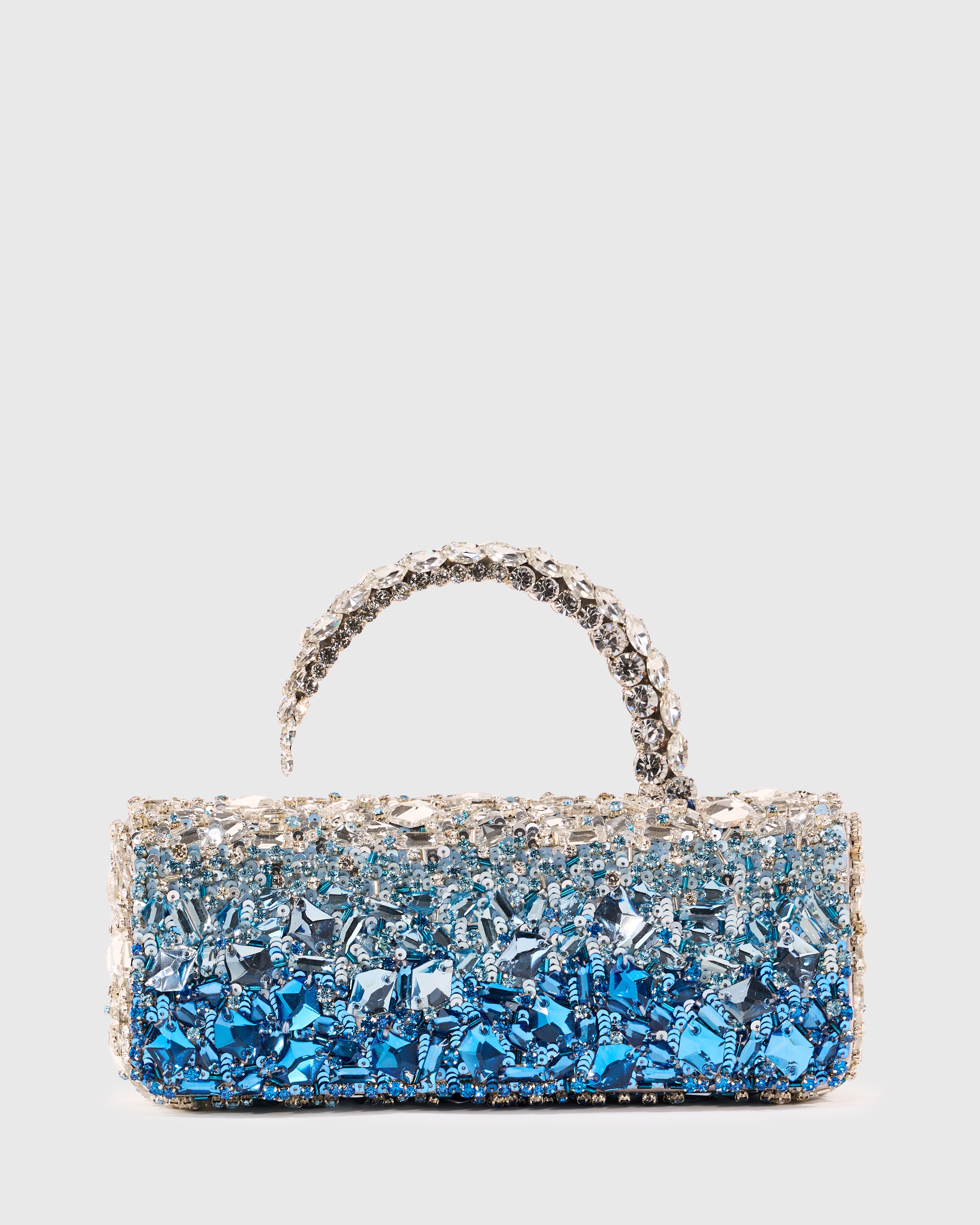 Blue Crystal Malika Clutch