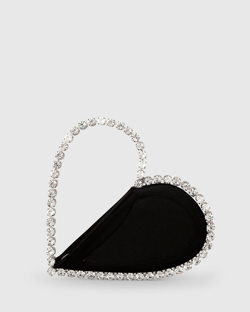 L'alingi London Black Love Luxury Clutch