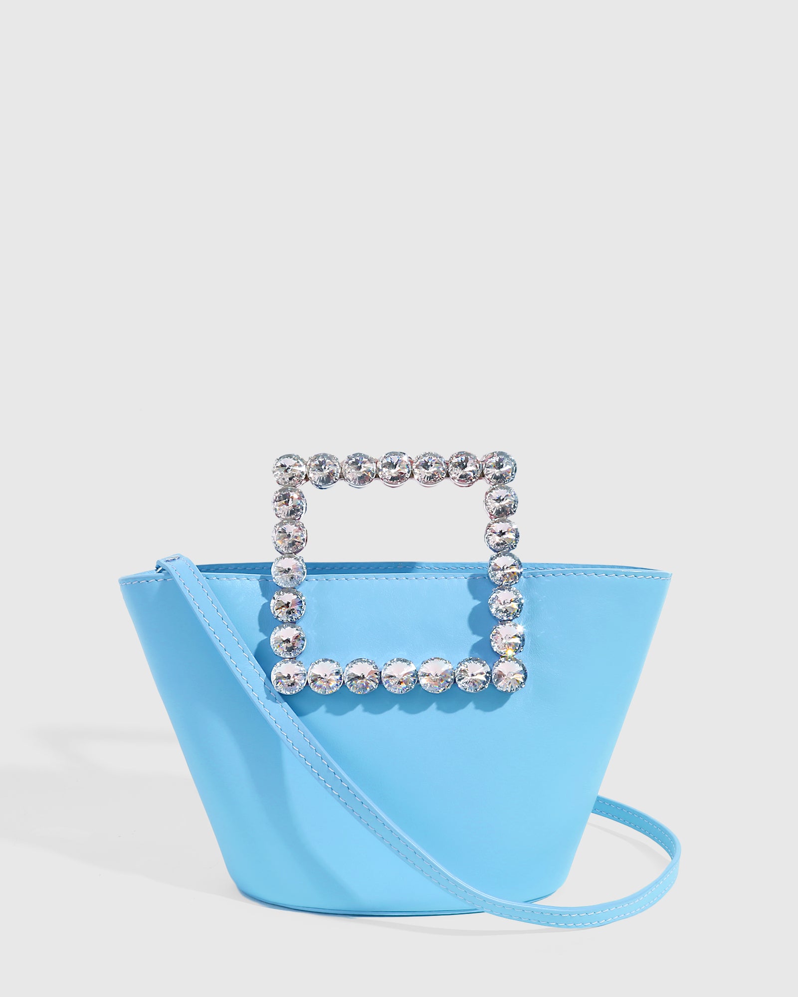 Blue Roma Bucket Bag