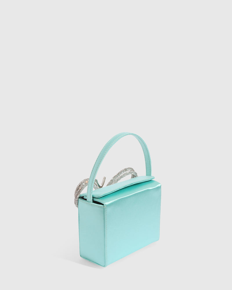 Aqua Ella Box Bag