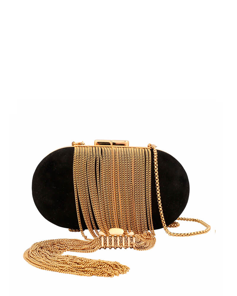 L'alingi London Daria Black Luxury Clutch
