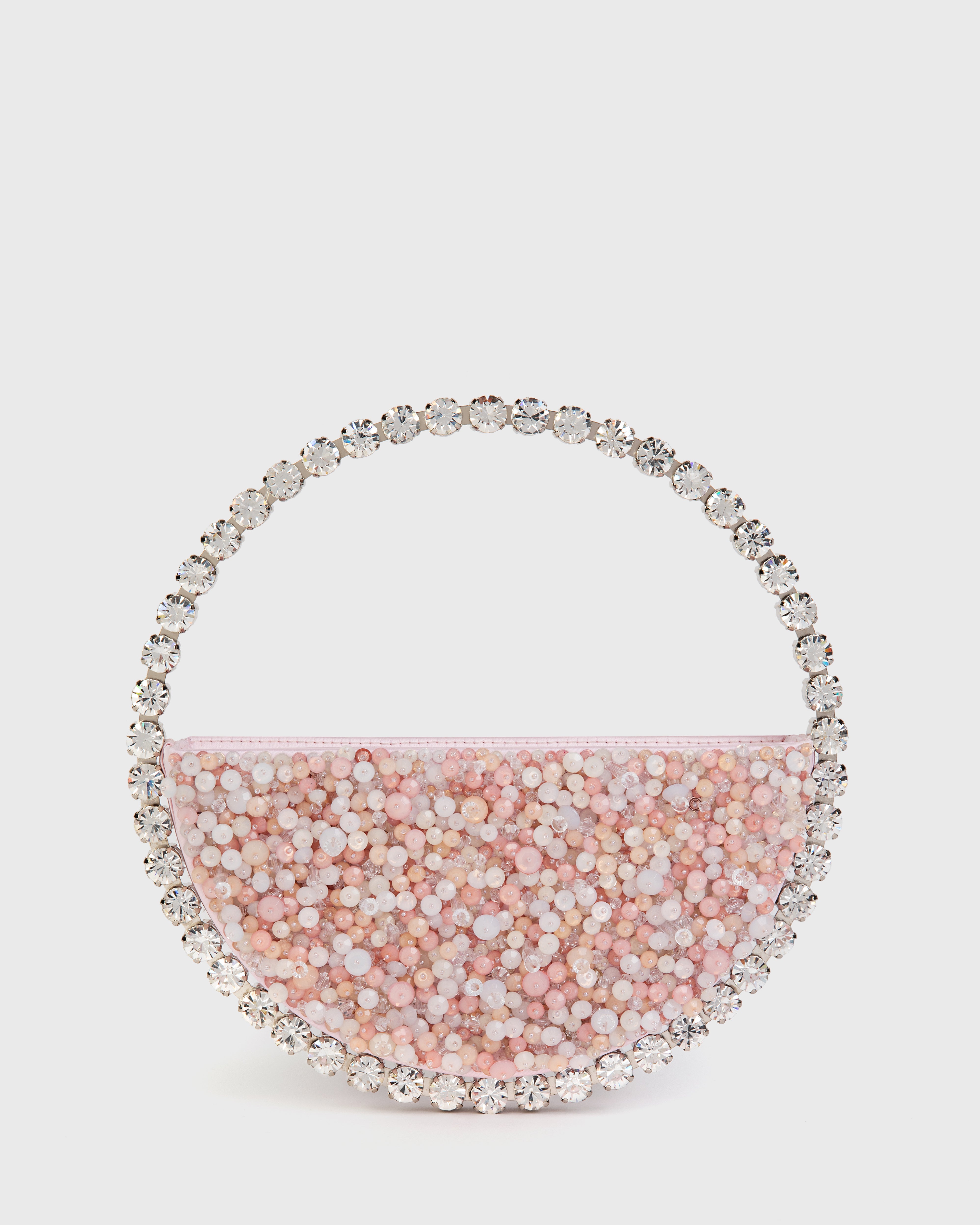 Plush Beaded Eternity Clutch