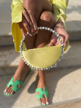 Yellow Pearlescent Eternity Clutch