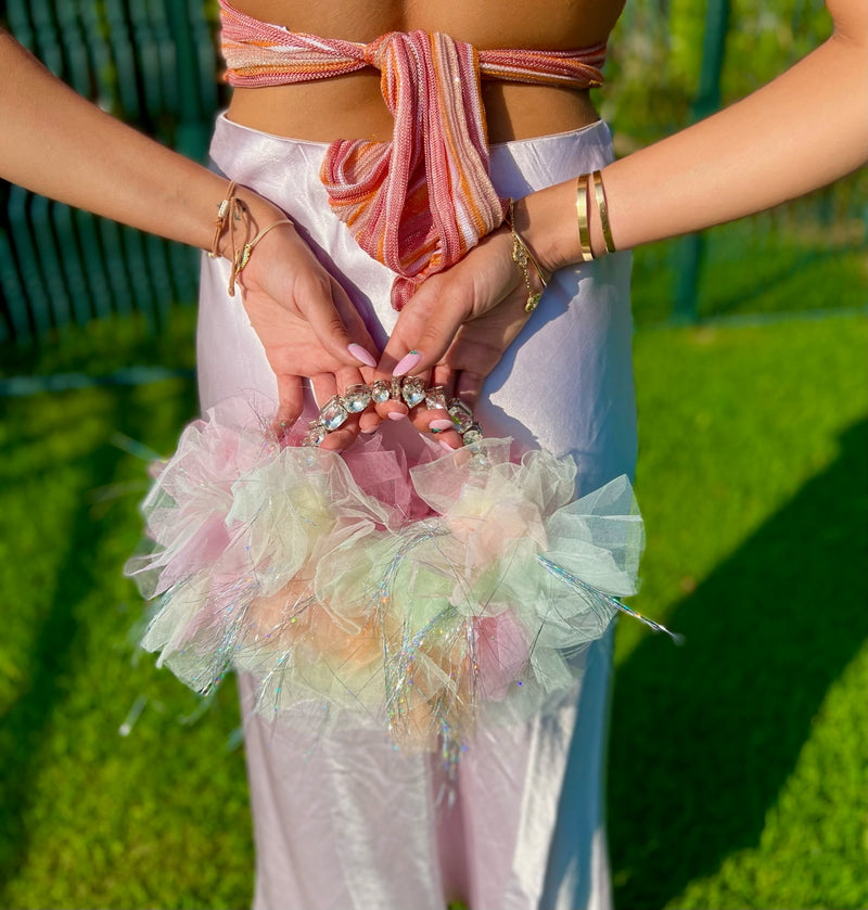 Rainbow Taliya Tule Pouch
