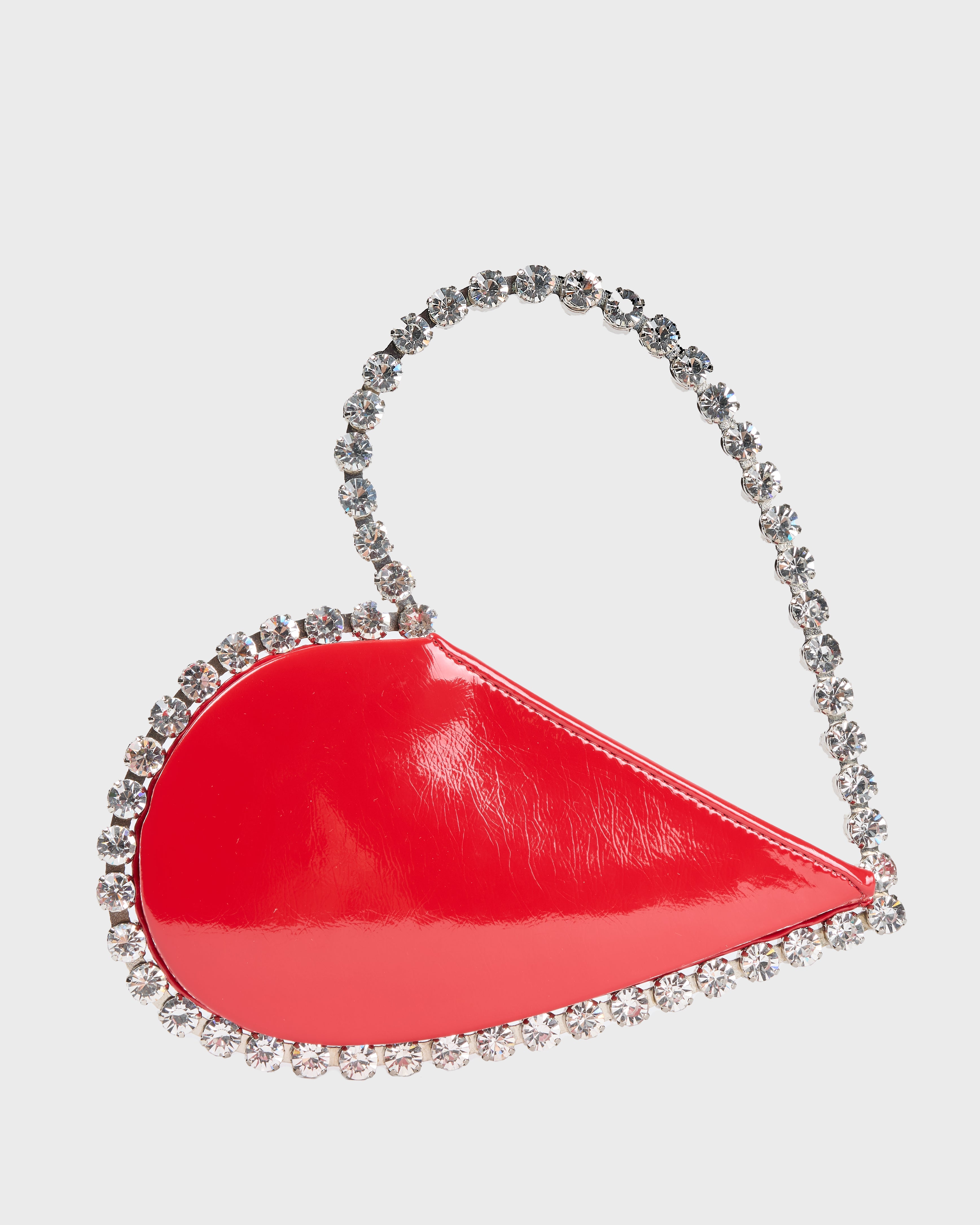 Red Patent Love Clutch