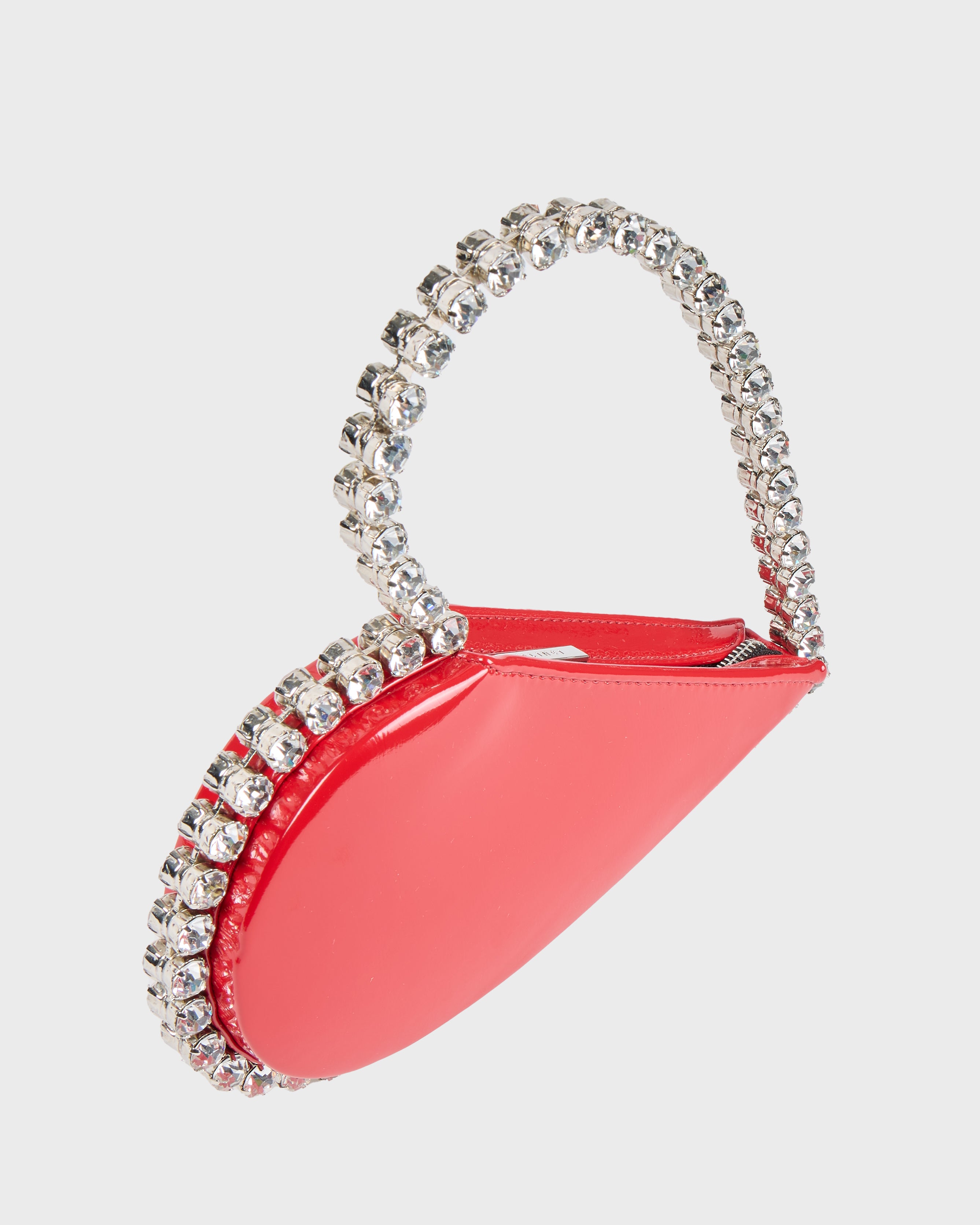 Red Patent Love Clutch