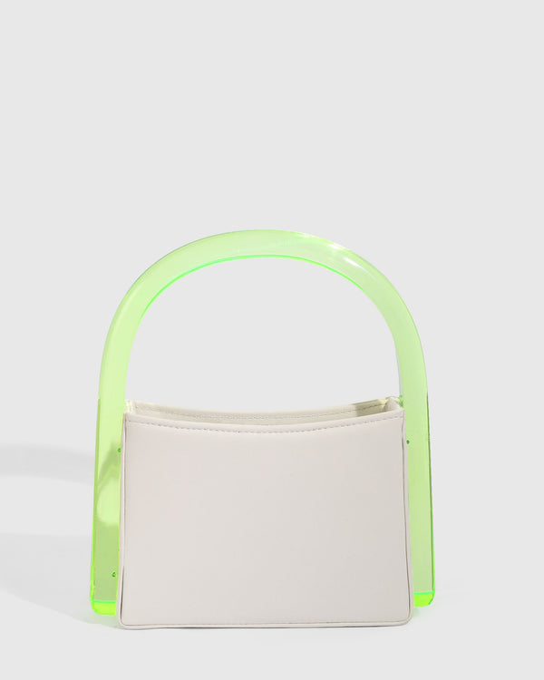Neon Green Handle-Me Bag