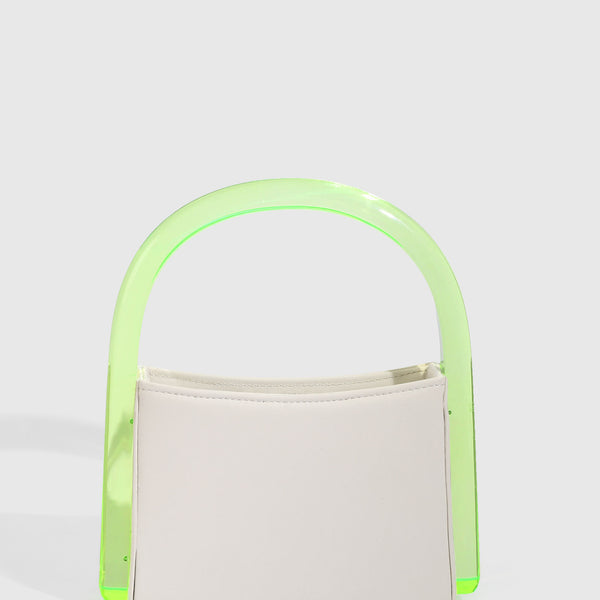 Neon Green Handle Me Luxury Designer Bag L ALINGI L alingi London
