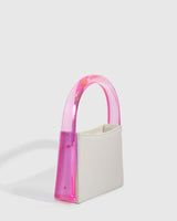 Neon Pink Handle-Me Bag