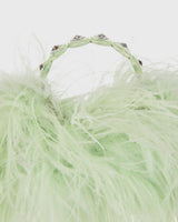 Eau De Nil Resin Feather Pouch