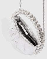 Silver Micro Eternity Clutch