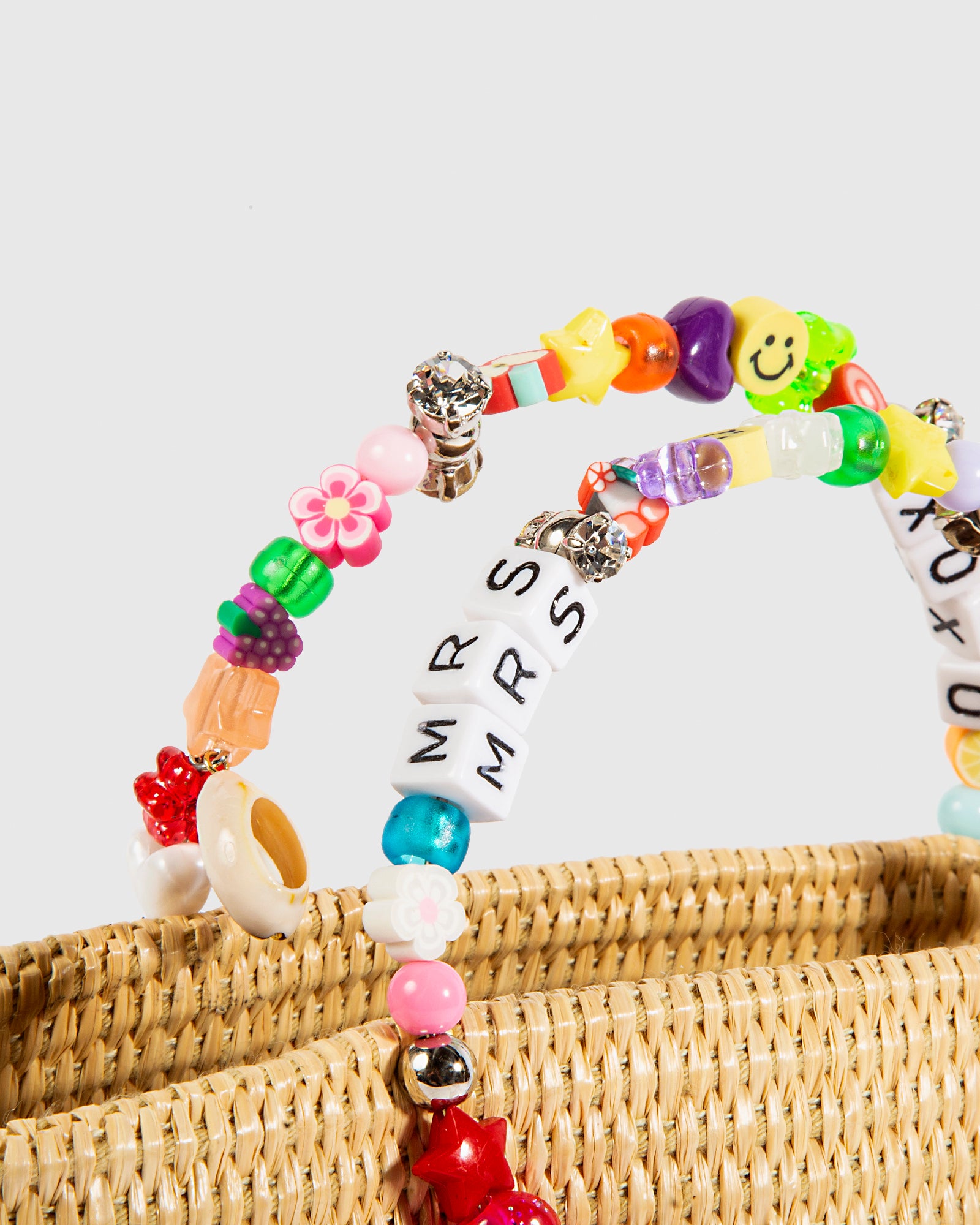 MRS Camp Beads Basket Bag