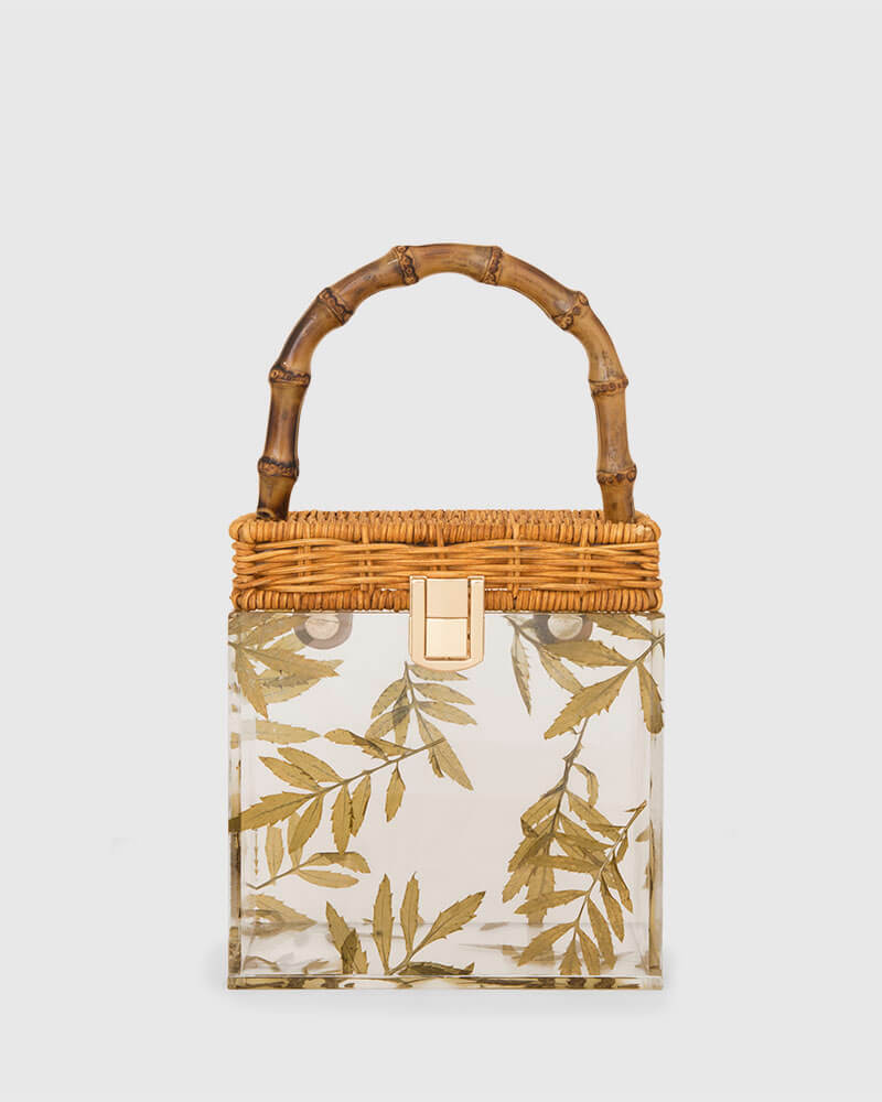 L'alingi London Bamboo Leaves Luxury Bag