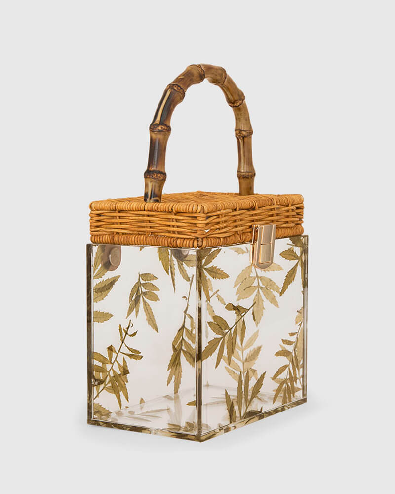 L'alingi London Bamboo Leaves Luxury Bag