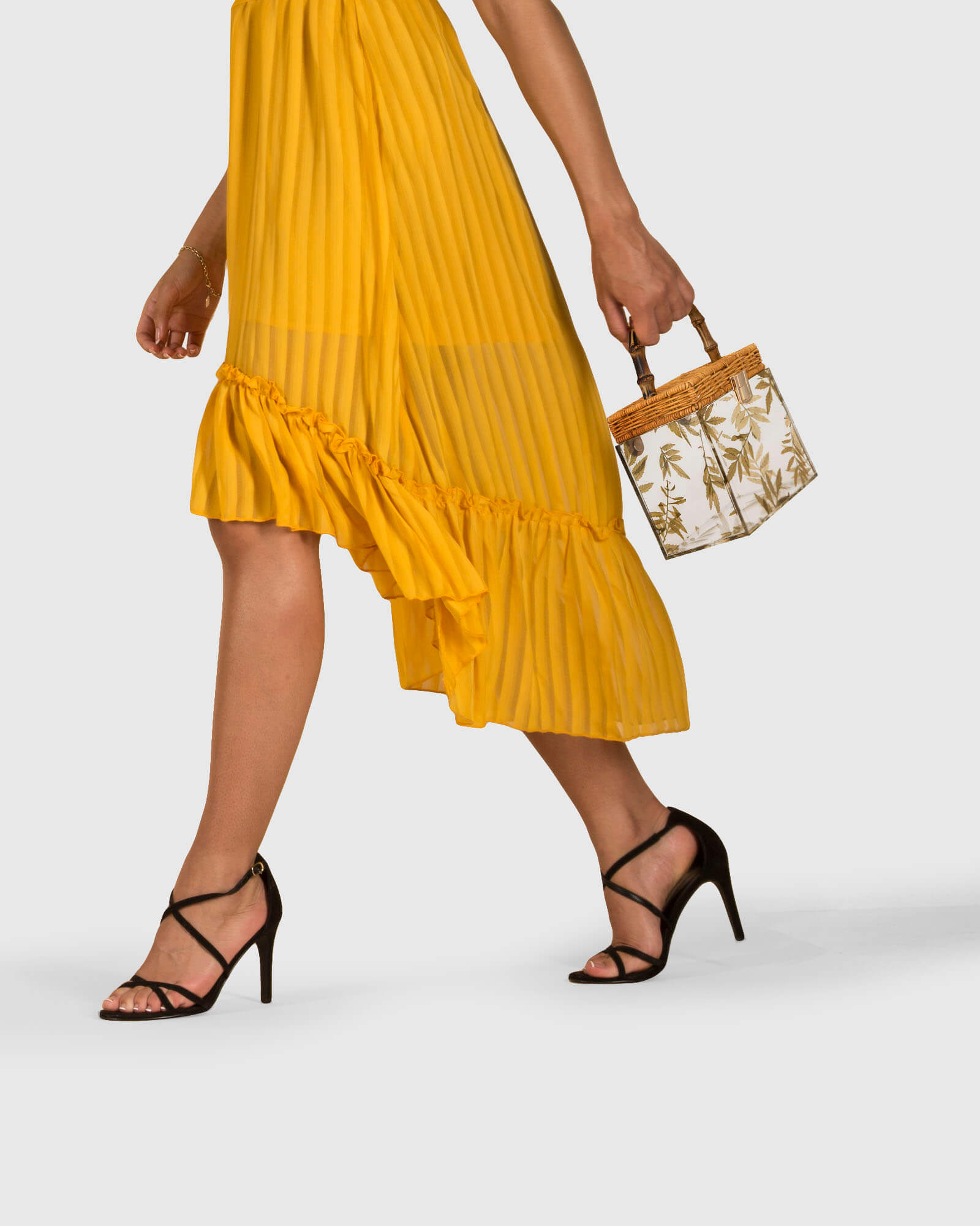 L'alingi London Bamboo Leaves Luxury Bag
