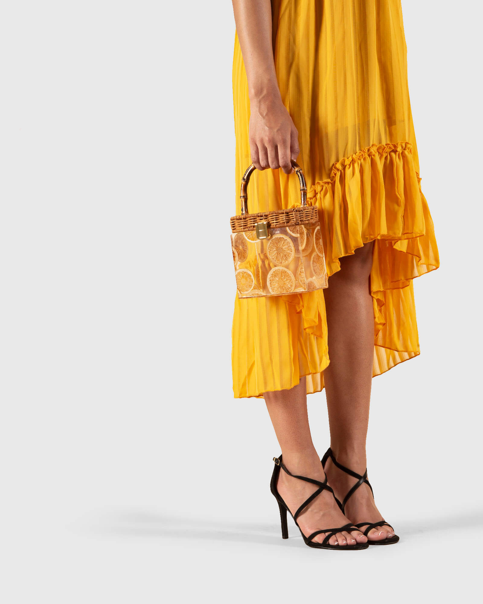 L'alingi London Bamboo Lemons Luxury Bamboo Bag