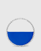 L'alingi London Eternity Royal Blue Luxury Clutch with Swarovski stones