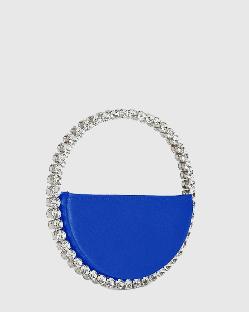 L'alingi London Eternity Royal Blue Luxury Clutch with Swarovski stones