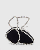 L'alingi London Black Butterfly Luxury Clutch