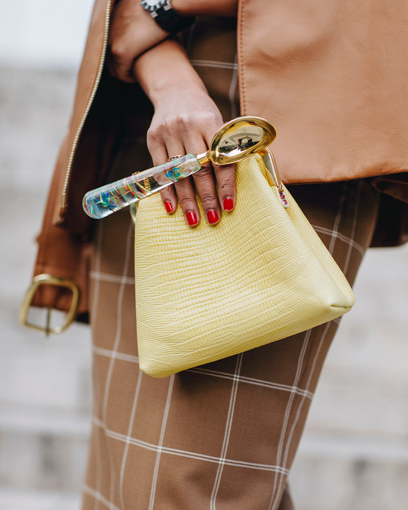 L'alingi London Jasmina Canary Purse Luxury Clutch