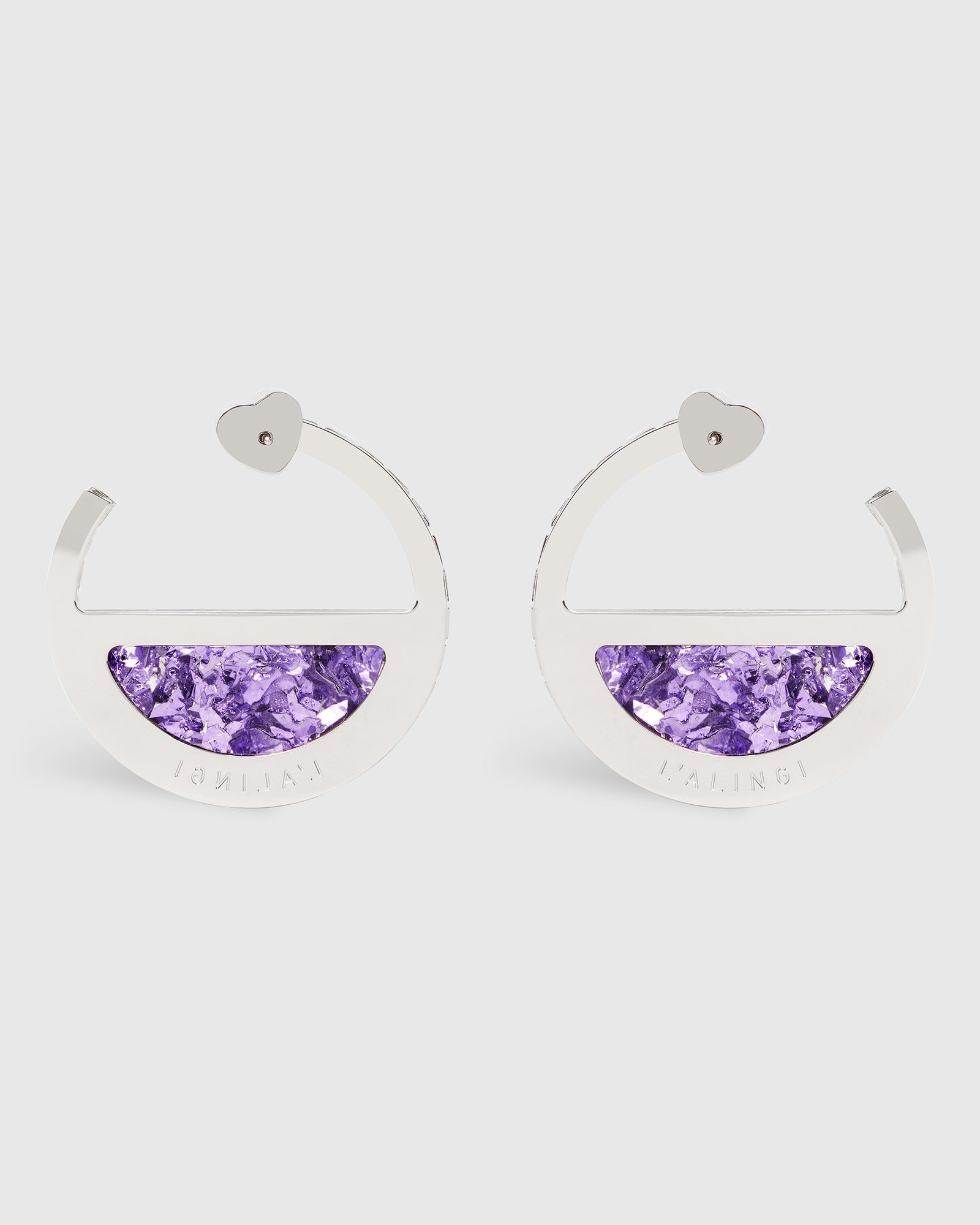 Purple Eternity Earrings