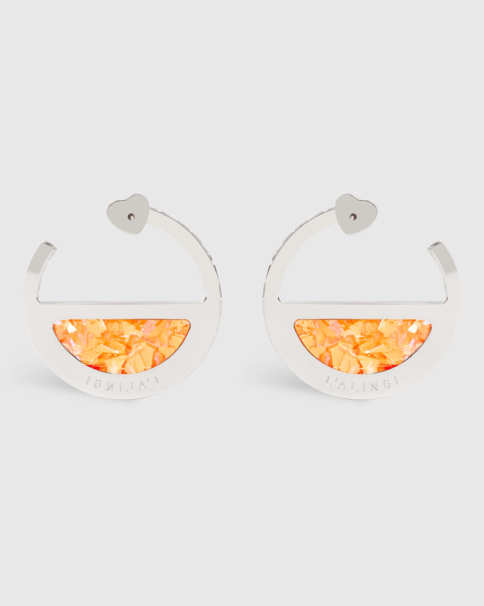 Orange Eternity Earrings