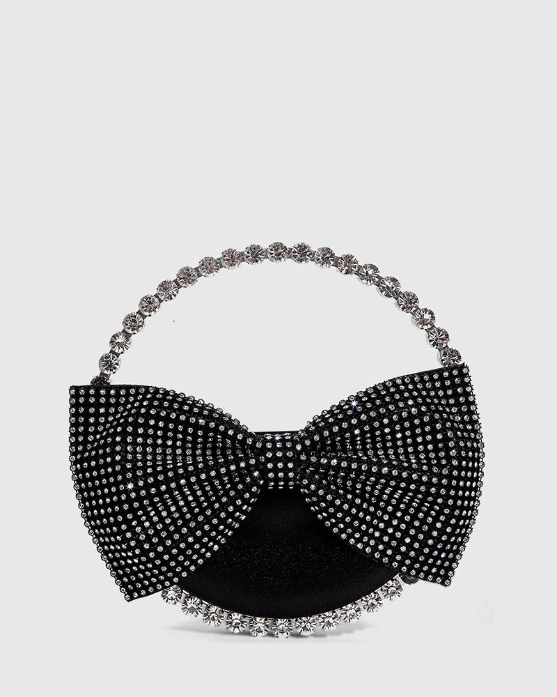 L'alingi London Black Bow Eternity Luxury Clutch