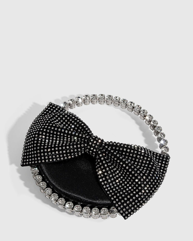 L'alingi London Black Bow Eternity Luxury Clutch