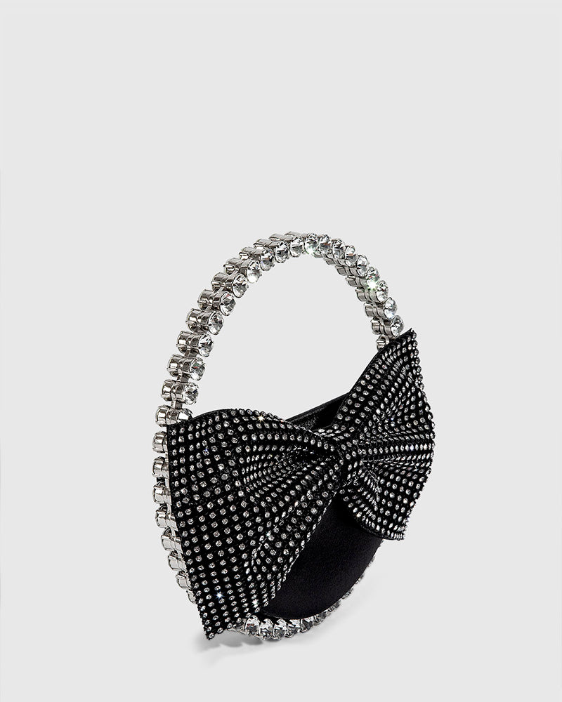 L'alingi London Black Bow Eternity Luxury Clutch