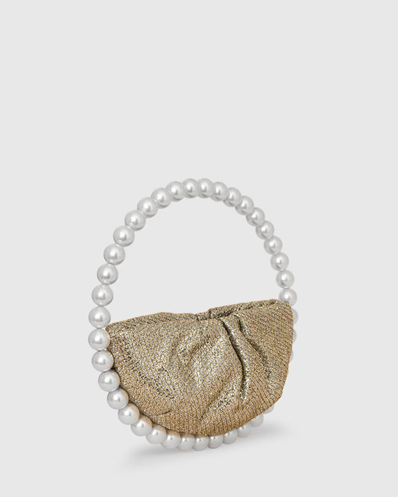L'alingi London Pearl Lace Glitter Luxury Clutch