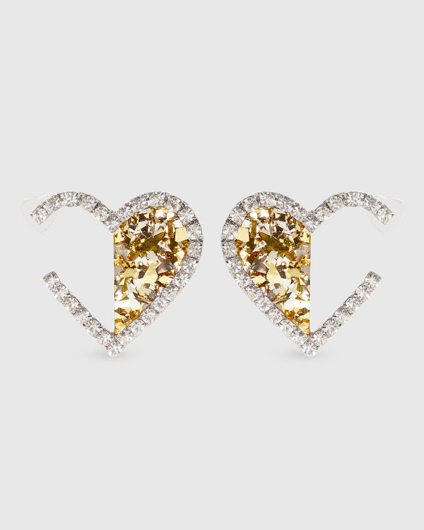 Gold Love Earrings