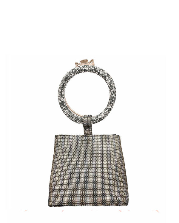 L'alingi London Hologram Bangal Bucket Luxury Clutch