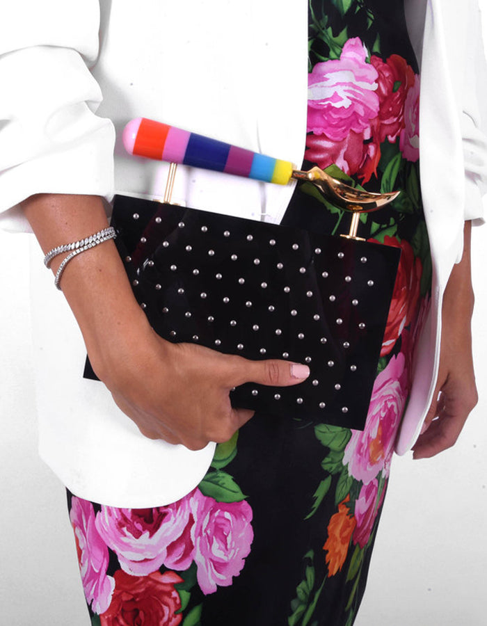 L'alingi London Jasmina Rainbow Luxury Clutch