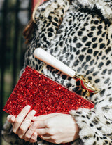 L'alingi London Jasmina Rouge Luxury Clutch