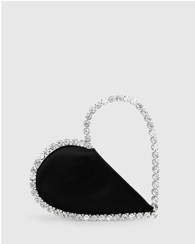 L'alingi London Black Love Luxury Clutch