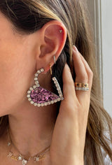 Mint Love Earrings
