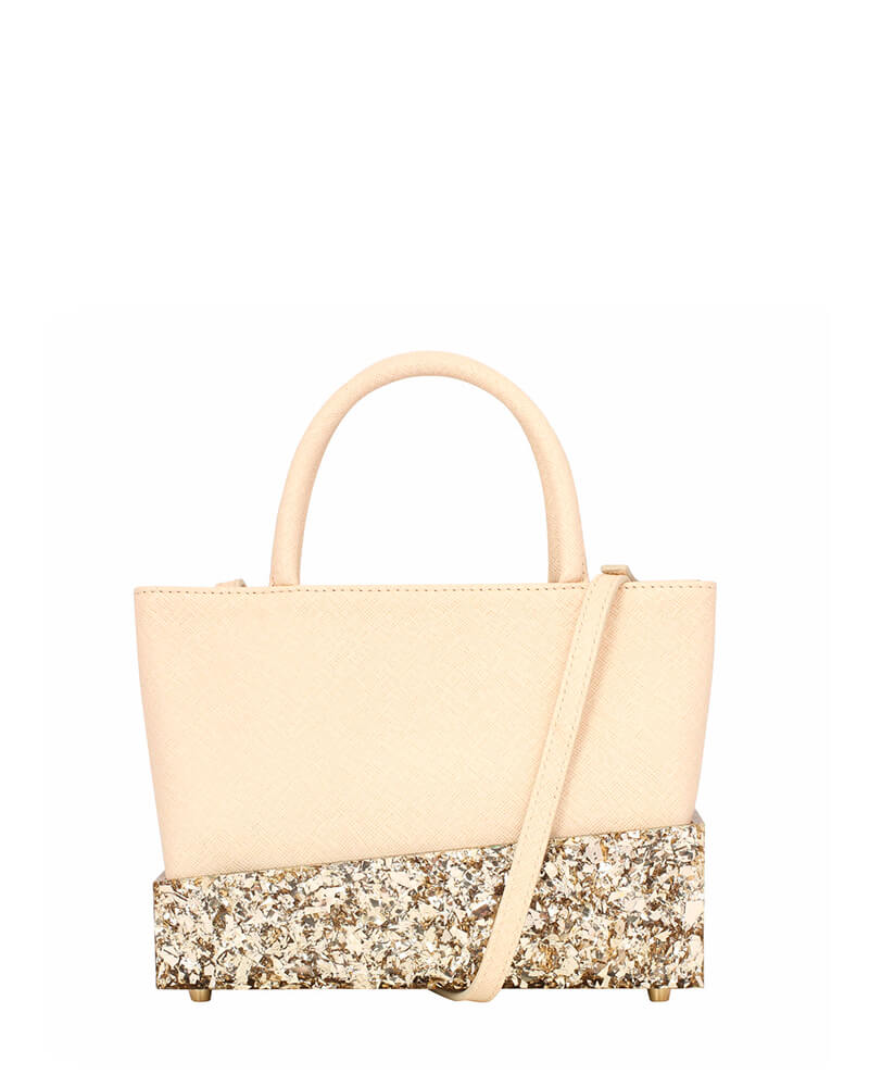 L'alingi London Nora Creme Luxury Handbag