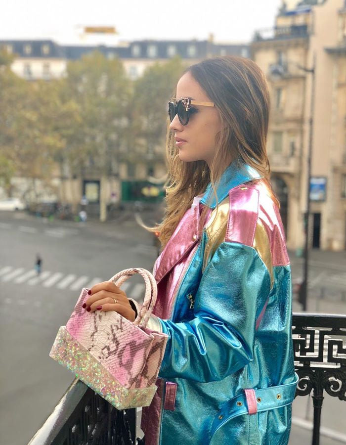 L'alingi London Nora Embossed Luxury Handbag