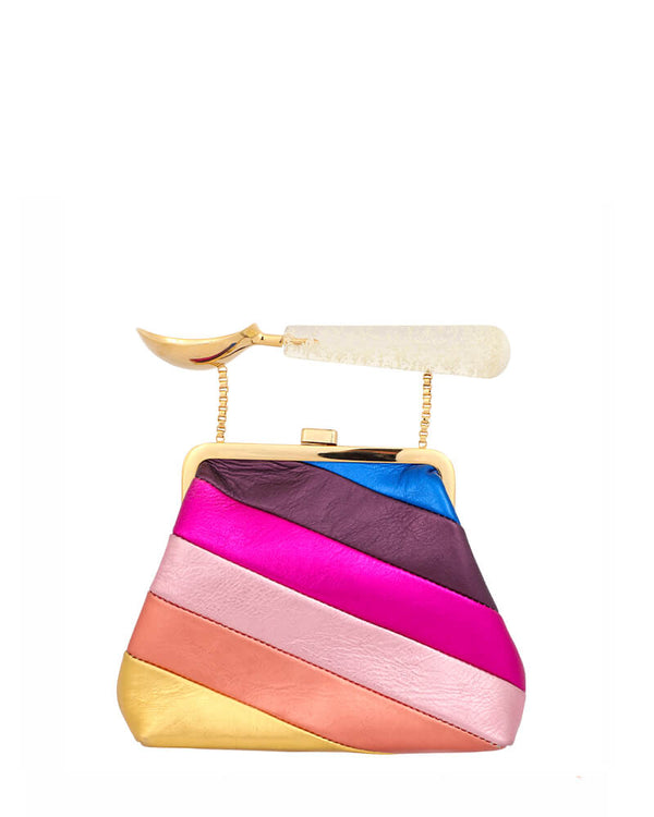 L'alingi London Jasmina Rainbow Purse Luxury Clutch