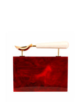 L'alingi London Jasmina Rouge Luxury Clutch